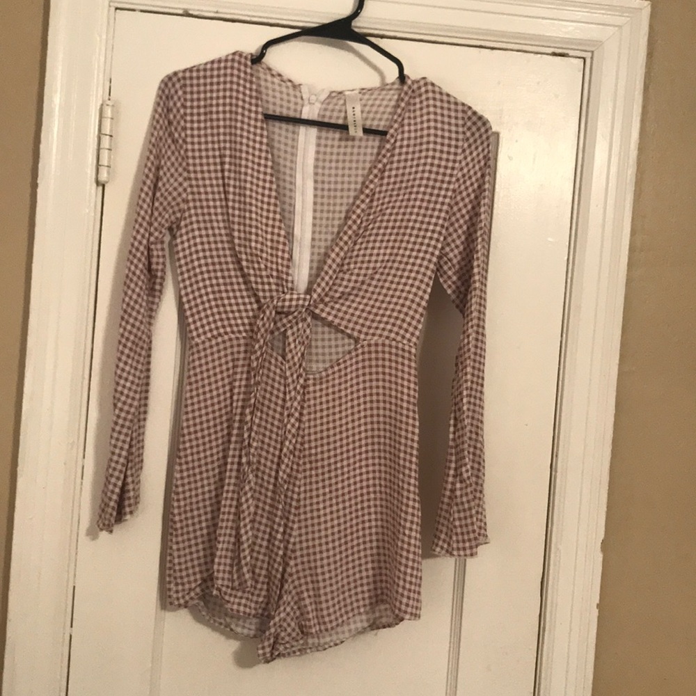 Front Tie Romper